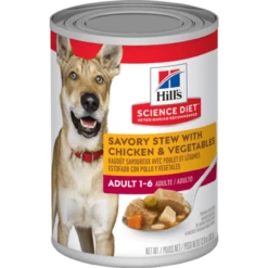 Hills Science Diet Canine Adult Savory Stew With Chicken & Vegetables 363g X 12