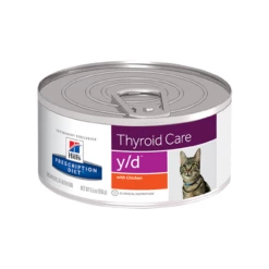 Hills Prescription Diet Feline Y/d Thyroid Care 156g X 24
