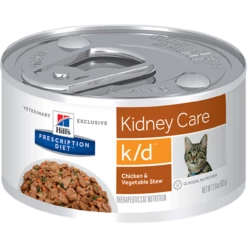 Hills Prescription Diet Feline K/d Kidney Care Chicken & Vegetable Stew 82g X 24