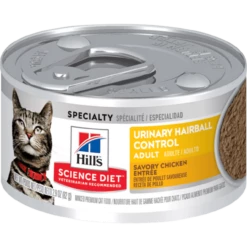 Hills Science Diet Feline Adult Urinary Hairball Control 82g X 24