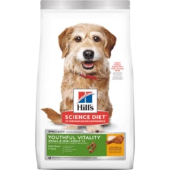 Hills Science Diet Canine Adult 7+ Youthful Vitality Small & Mini Chicken & Rice 1.58kg