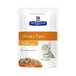 Hills Prescription Diet Feline C/d Multicare Urinary Chicken Pouches 12 X 85g
