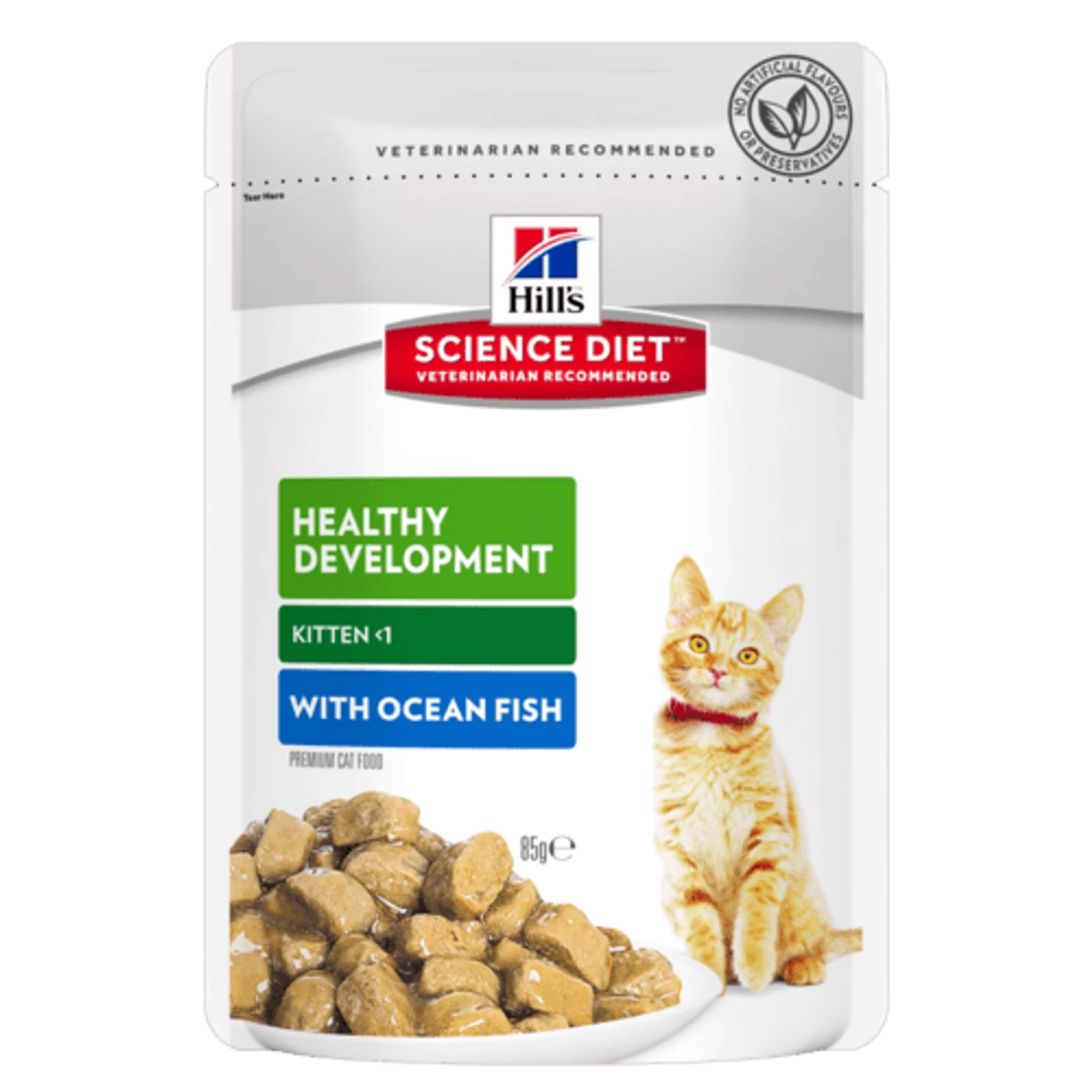 Hills Science Diet Feline Kitten Healthy Development Ocean Fish Tender Chunks In Gravy 85g X 12 3 Hills Science Diet Feline Kitten Healthy Development Ocean Fish Tender Chunks In Gravy 85g X 12