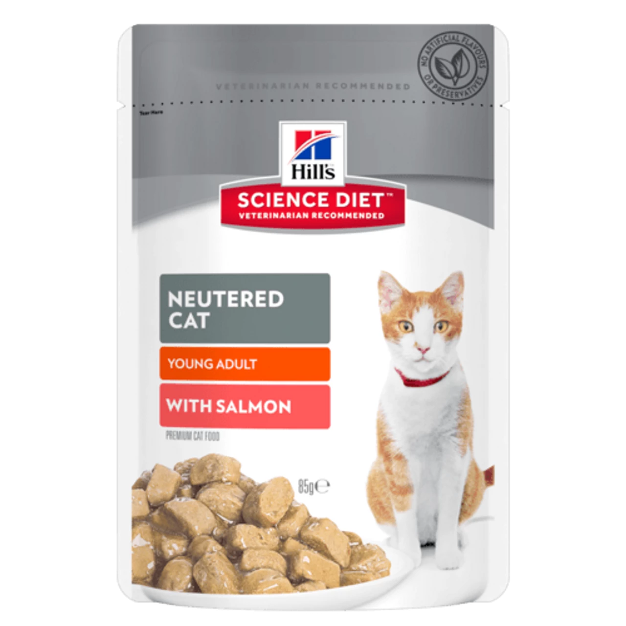 Hills Science Diet Feline Neutered Young Adult With Salmon 85g X 12 3 Hills Science Diet Feline Neutered Young Adult With Salmon 85g X 12