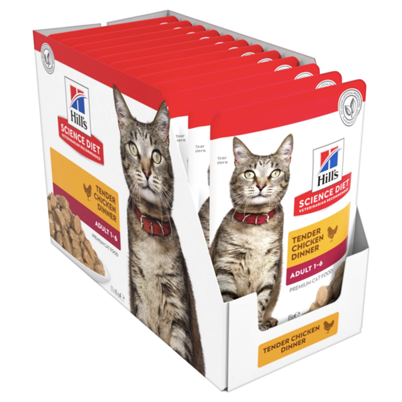 Hills Science Diet Feline Adult Chicken 85g X 12 3 Hills Science Diet Feline Adult Chicken 85g X 12