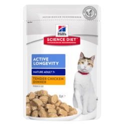 Hills Science Diet Feline Adult 7+ Active Longevity With Chicken 85g X 12