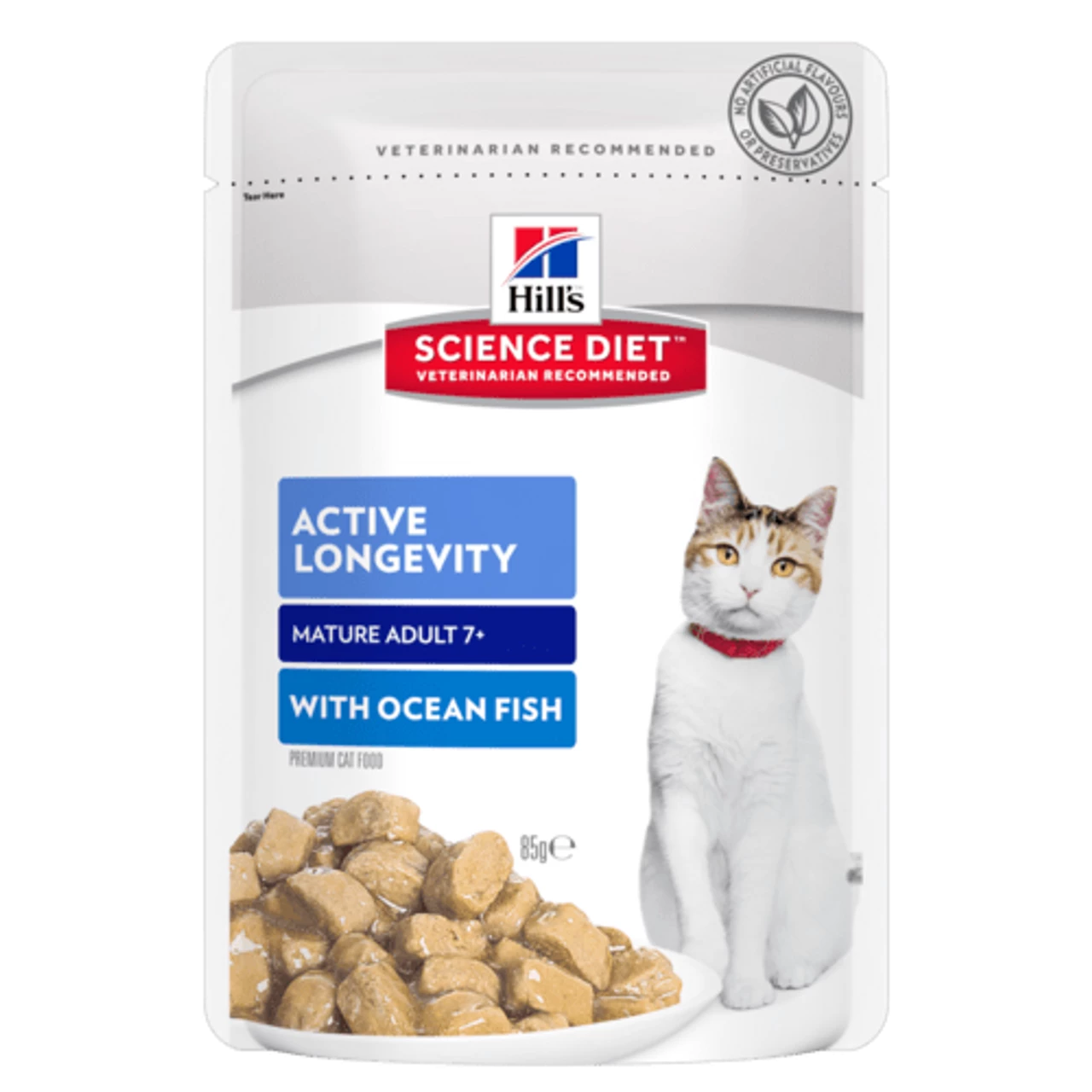 Hills Science Diet Feline Adult 7+ Active Longevity With Ocean Fish 85g X 12 3 Hills Science Diet Feline Adult 7+ Active Longevity With Ocean Fish 85g X 12