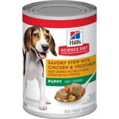 Hills Science Diet Canine Puppy Savory Stew With Chicken & Vegetables 363g X 12