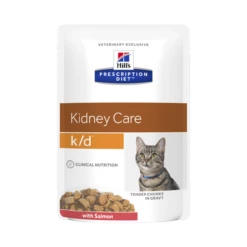 Hills Prescription Diet Feline K/d Salmon Pouches 12 X 85g