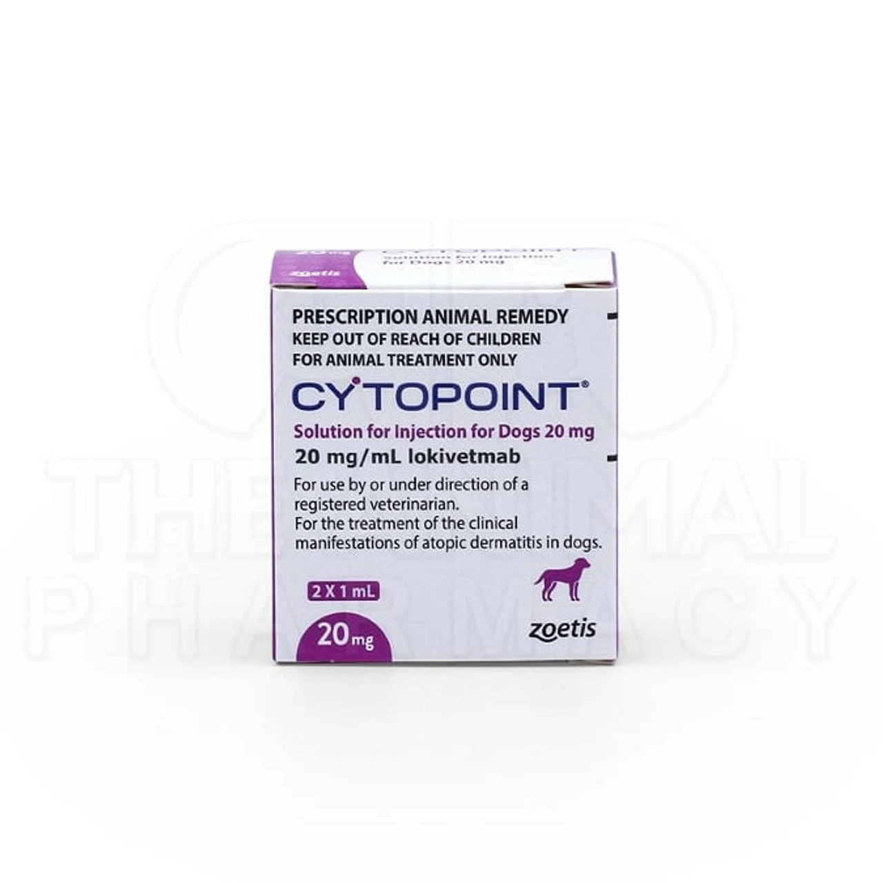 ZOETIS Cytopoint 20mg 2 Vials 3 ZOETIS Cytopoint 20mg 2 Vials