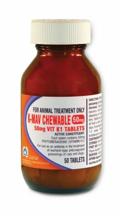 K-Mav Chewable Vitamin K Tablets 50mg 50's