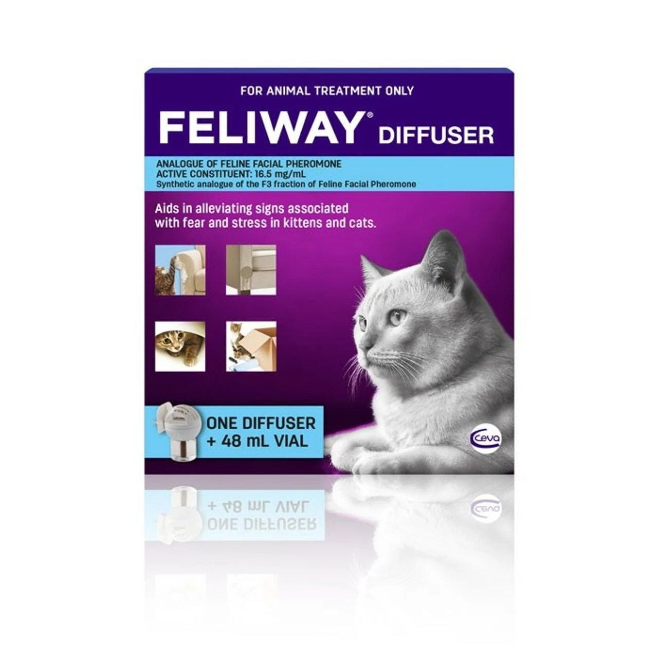 Feliway Diffuser & Refill 48ml 3 Feliway Diffuser & Refill 48ml