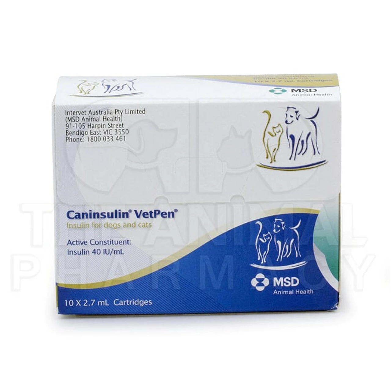 Caninsulin Cartridges For VetPen - 2.7ml By 10 Cartridges 3 Caninsulin Cartridges For VetPen - 2.7ml By 10 Cartridges