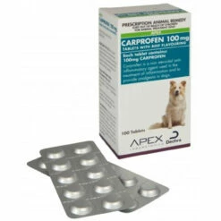 Apex Carprofen 100mg Flavoured (100 Tablets)
