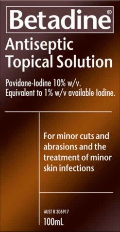 Betadine Antiseptic Topical Solution 100ml