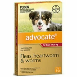 Bayer Advocate 10-25kg Large Red (1 Pack)