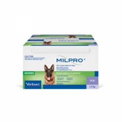 Virbac Milpro Allwormer Dogs >5kg 48's