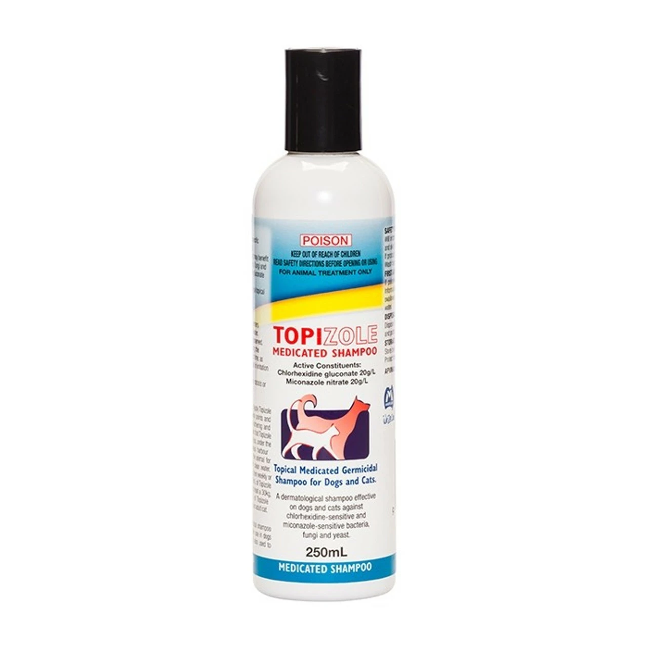 Topizole Medicated Shampoo 250ml 3 Topizole Medicated Shampoo 250ml