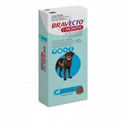 Bravecto Dog 1 Month Chew Large (>20kg - 40kg) 400mg Blue