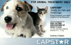 Capstar 11.4mg Tablets 6's 0-11 Kg Blue