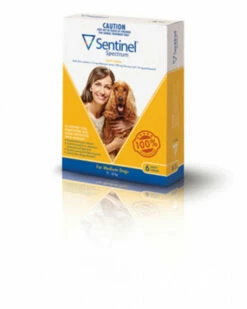Sentinel Spectrum Tasty Chews For Medium Dogs (11-22kg) Yellow 6's