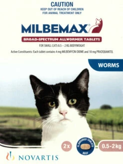 Milbemax Small Cat 2's ( 0 - 2kg )