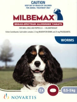 Milbemax Small Dog 2's (0.5 - 5kg)