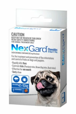 NexGard Single For Dogs 4.1 - 10kg