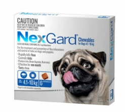 NexGard 6-Pack For Dogs 4.1 - 10kg