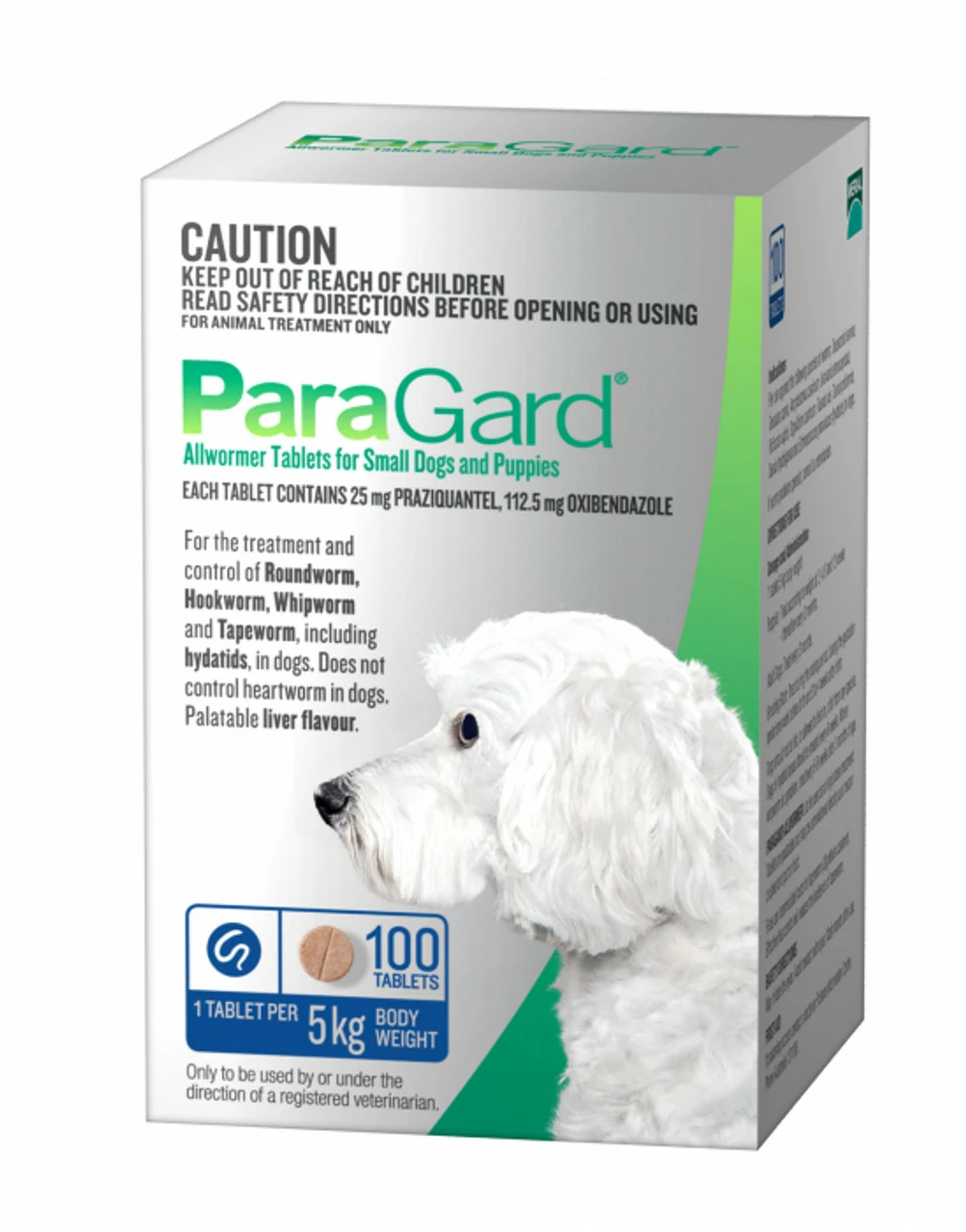 Paragard 100-Pack For Small Dogs And Puppies Up To 5kg 3 Paragard 100-Pack For Small Dogs And Puppies Up To 5kg