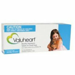 Valuheart Heartworm Tablets For Dogs Small Dog (up To 10kg) 6's