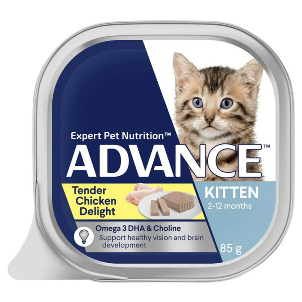 Advance Cat Kitten Tender Chicken Delight 85g X 7 3 Advance Cat Kitten Tender Chicken Delight 85g X 7