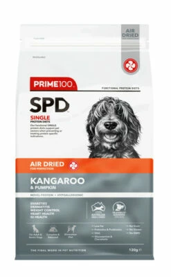 Prime100 SPD Air-Dried Kangaroo And Pumpkin 120g