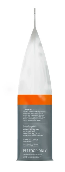 Prime100 SPD Air-Dried Kangaroo And Pumpkin 120g - Image 3