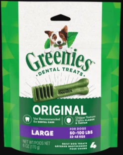 Greenies Dental Treats For Dogs 170g 8 Greenies Dental Treats For Dogs 170g -Bayer Shop Greenies Dog Large 170g 18094.1693963025