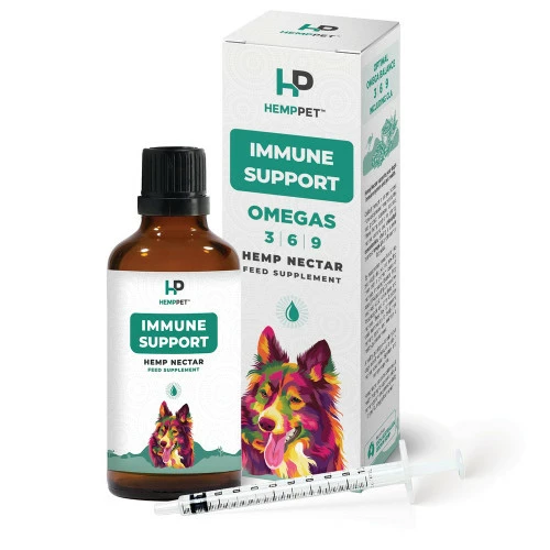 HempPet Hemp Immune Support Nectar Supplement For Dogs 100ml 4 HempPet Hemp Immune Support Nectar Supplement For Dogs 100ml - Image 2